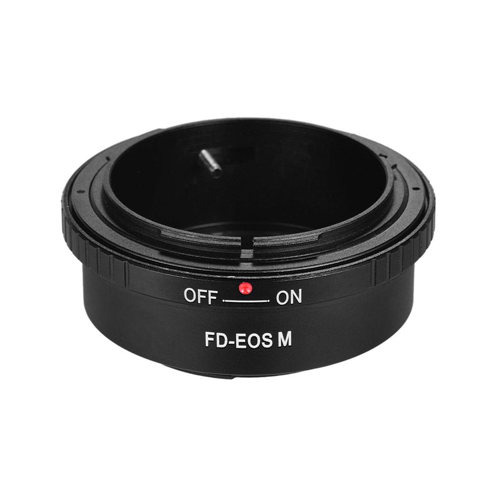 FD-EOS M Objektiv-Mount-Adapterring für Canon FD-Objektiv an Kameras der Canon EOS M-Serie für Canon EOS M M2 schwarz