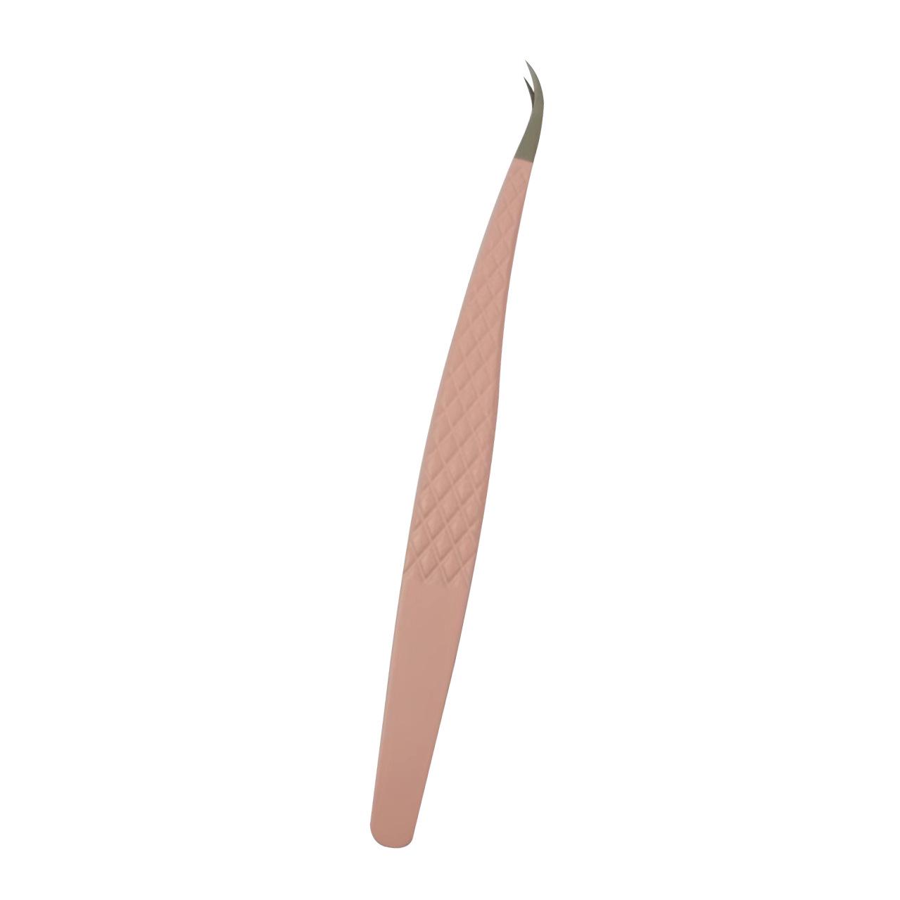 Premium Pink Fiber Tip Wimpern Pinzette für Extensions
