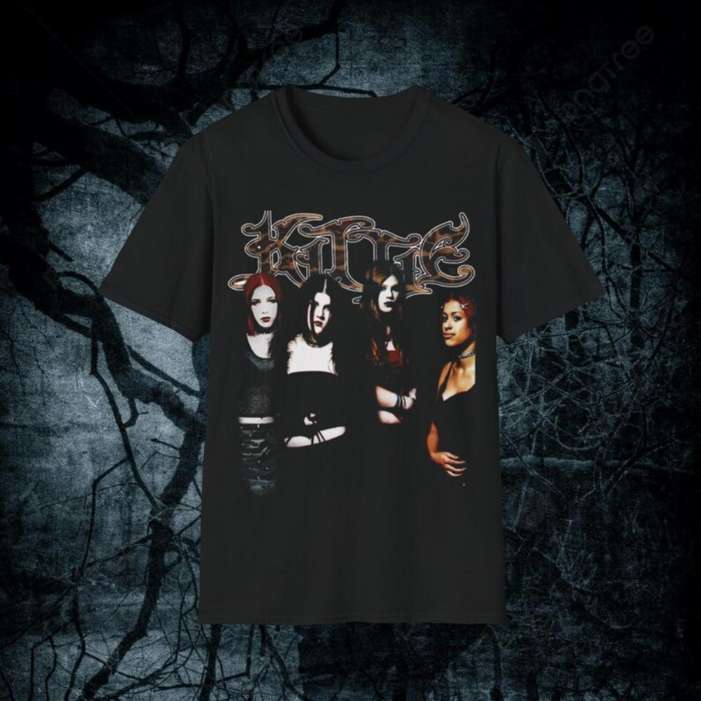Kittie Band Shirt Kanadische Rockband Kittie T-Shirt Kittie Rockband Shirt Shirt für Mann Shirt für Frau Geschenke Augen Weit Offen S