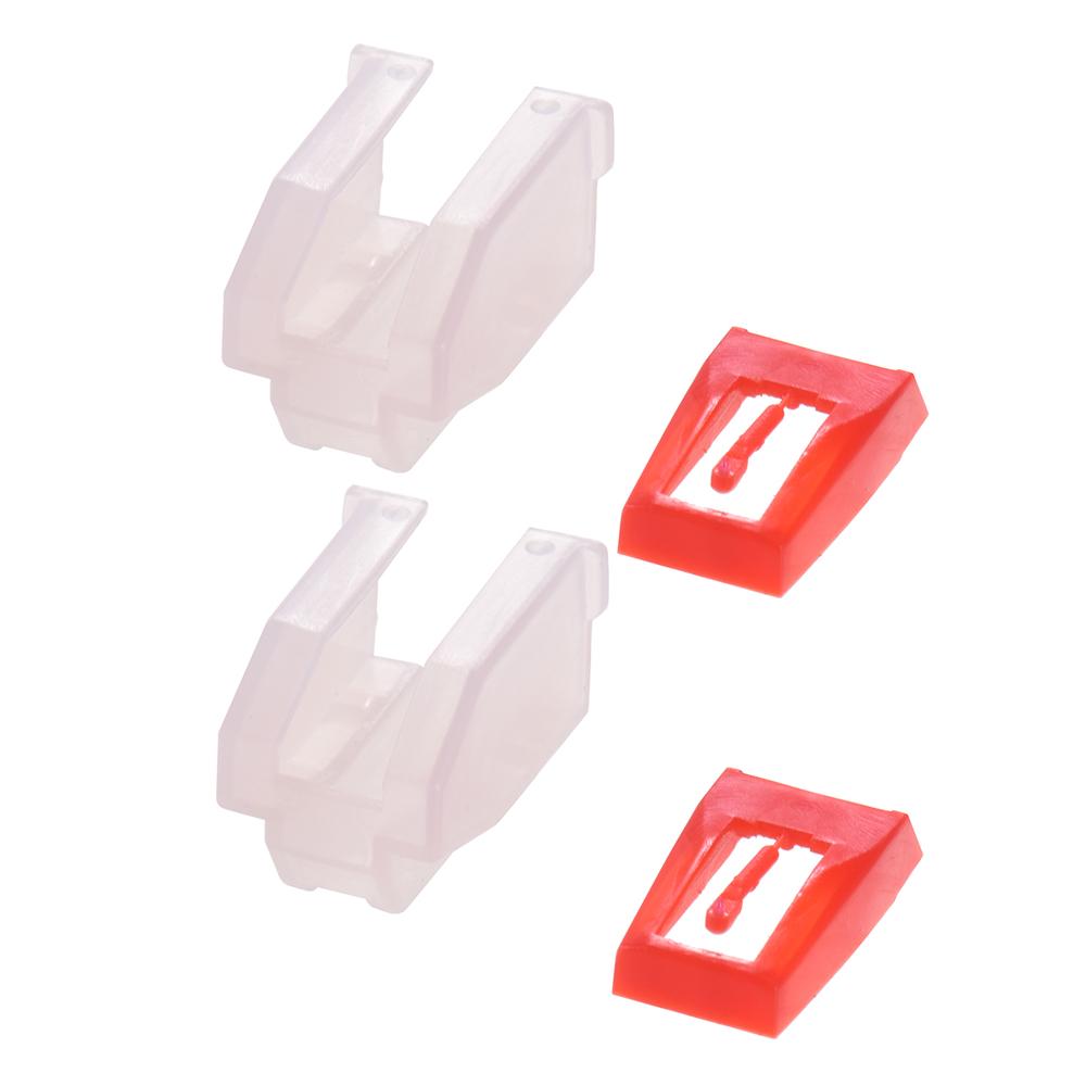 Universelle Nadel für Plattenspieler, passend für Crosley NP1 NP6, 2 Stück Pack of 2 rot