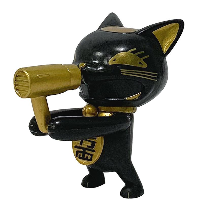 Anime Figur DandaDan Föhn Turbo Oma Figur Puppe Ornament Kawaii Glückskatze Peripherie Sammelobjekte Handwerk Anime Spielzeug Modell Schönes Geschenk