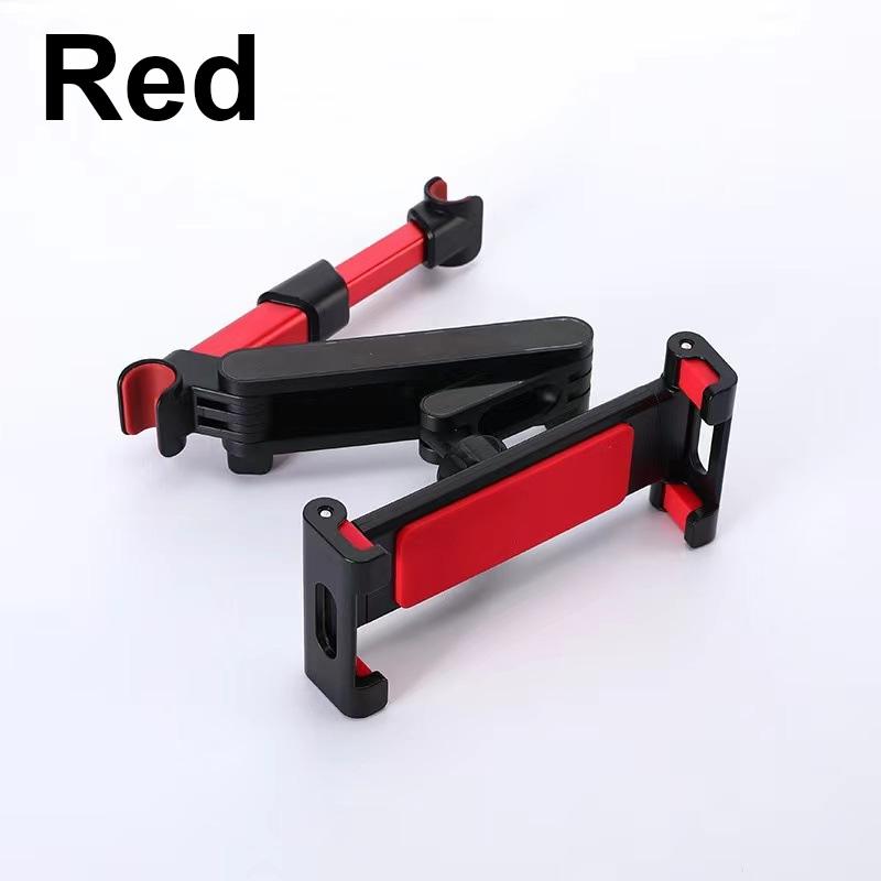 Universal Auto Rücksitz Halterung Für Auto Sitz Hinten Ständer Kopfstütze Halterung für Telefon Tablet 5-13 Zoll Auto telefon Halter Stehen rot