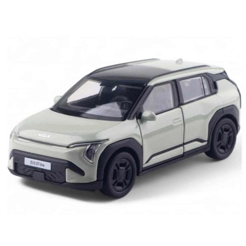 WELLY Kia EV3 1:Die-Cast Modellauto im Maßstab 38, (Blau / Grün / Weiß 3 Farben) Green