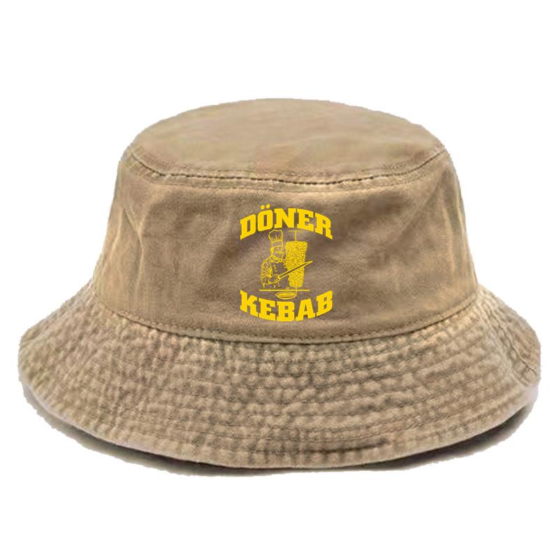 Döner Kebab Fischerhut Distressed Hüte Kappe Gewaschen Herren Retro Outdoor Sommer Döner Kebab Kappe Bob Panama Hüte beige