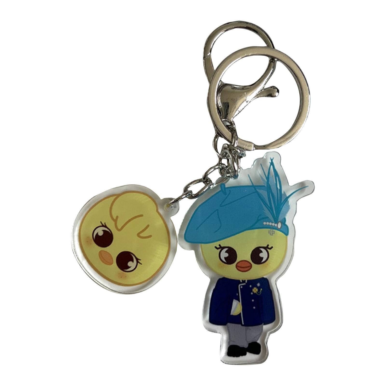 Cartoon Schlüsselanhänger Merchandise Tier Schlüsselanhänger Acryl Tasche Schmuck Zubehör Schlüsselanhänger One Size
