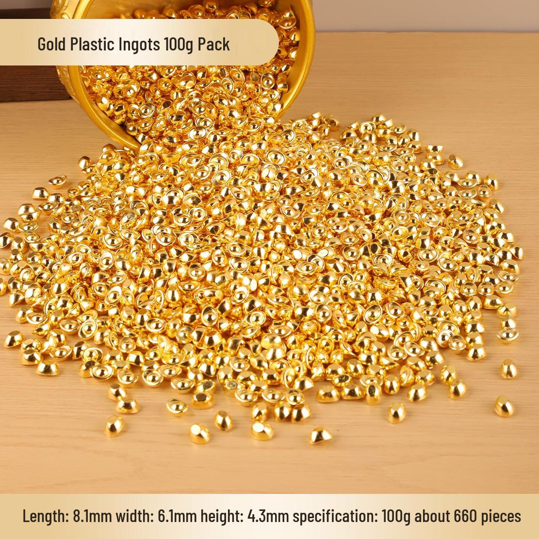 Kreatives Goldbarren Messing Ornament - Mini Goldbarren Reichtumsbarren für Einweihung, Hochzeitsgeschenk oder Heimdekoration