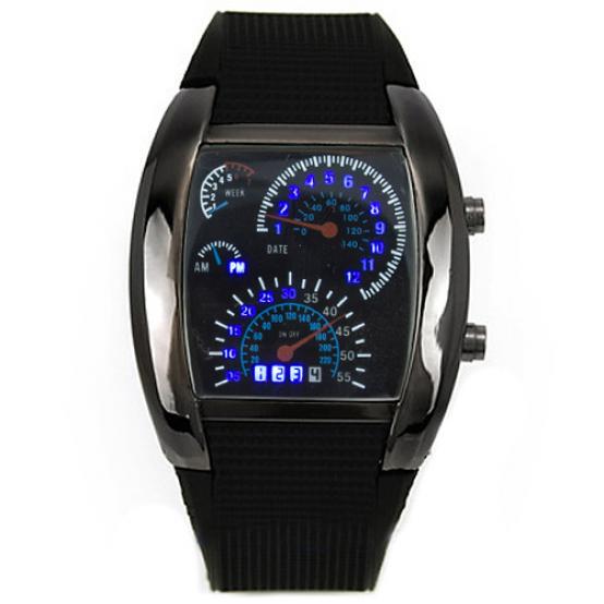 Sportuhr Damen Herren Edelstahl Uhr Armbanduhr Marke Quarzuhr Unisex Fliegeruhr Uhr LED Uhr Zubehör Zubehör