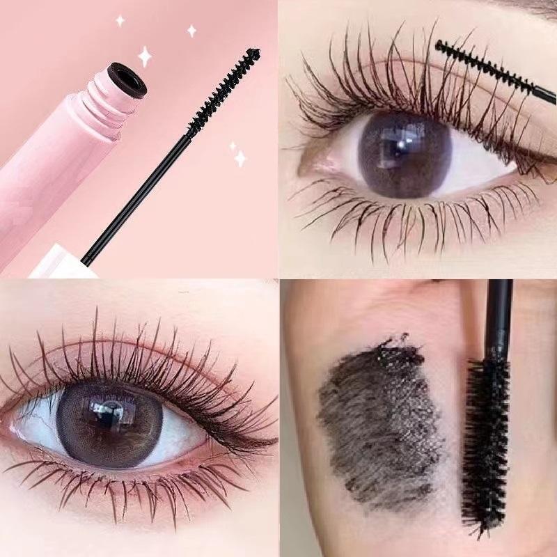 Schwarze Mascara verlängert die Wimpern, extra Volumen, wasserfest, natürliche Wimpern, für Damen, professionelles Make-up, koreanische Kosmetik 01