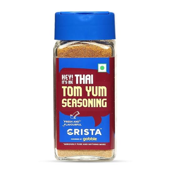 CRISTA Thai Tom Yum Gewürz für Suppen, Salate und Nudeln | Gewürzmischung | Gebrauchsfertig | Vegan | Ohne Farbstoffe | 40 g