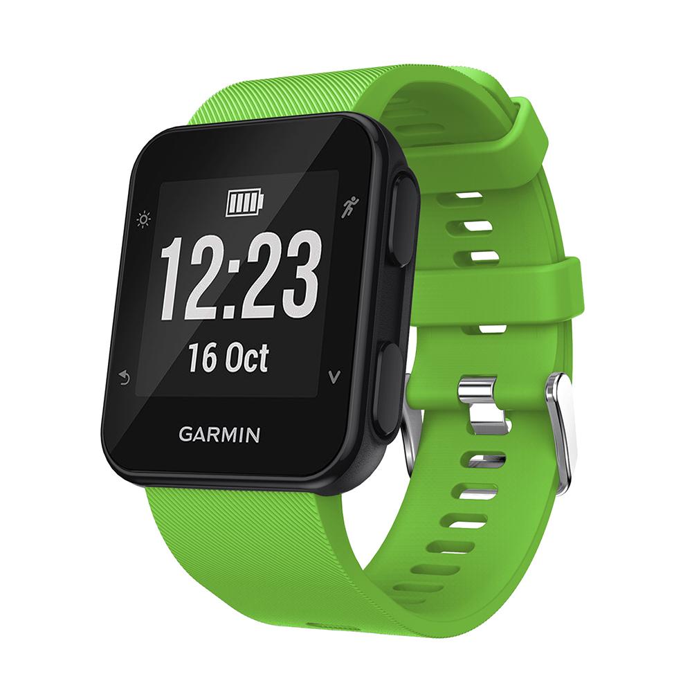 Armband für Garmin Forerunner 35 30 Smartwatch Ersatzarmband Uhrenarmband Armband Silikon Weiches Band Armband Neu grün