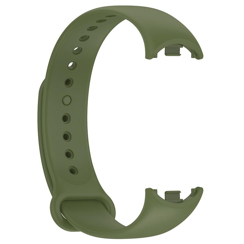Weiches Silikon-Armband, Ersatz für Xiaomi Mi Band 8, 7, 6, 5, 4, 3, Armband, Smart-Armband, Ersatzzubehör For Mi Band 8 armee grüne