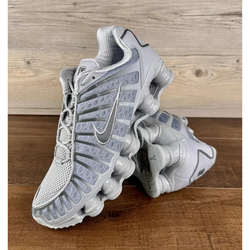 Nike Shox TL Wolfsgrau Eisengrau Unisex Sneaker AV3595-015 45 gray