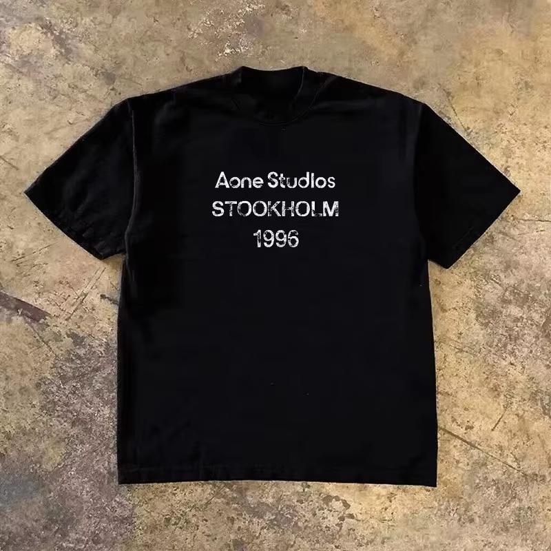 Sommertrend 2026: Luxus-Marken-T-Shirt mit Buchstabenprint, Herren- und Damen-Baumwoll-T-Shirt, Kurzarm-T-Shirt, Unisex-Top L