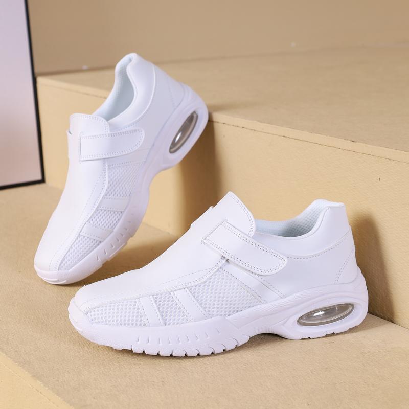 Damen Freizeitschuhe Arbeitsschuhe Krankenschwester Atmungsaktive Arbeitsschuhe Übergröße Damenschuhe. 38 weiß
