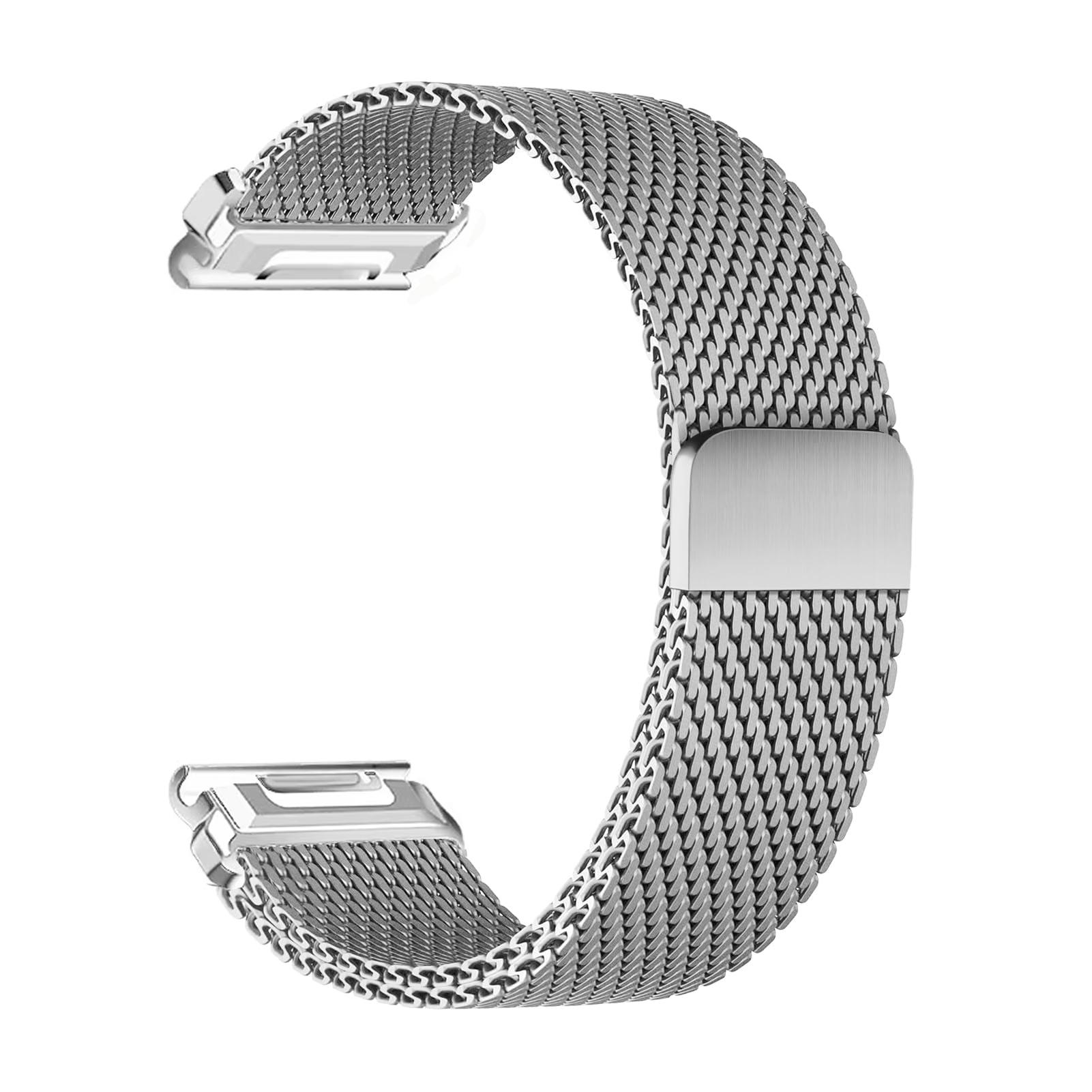 Mailänder Schlaufe Armband Für Garmin Fenix 8 7 Pro 7S 6X 6 5Plus Venu 3 Tactix 7 Armband correa Fenix 8 7X 26mm 22mm Quick Fit Armband QuickFit 22mm