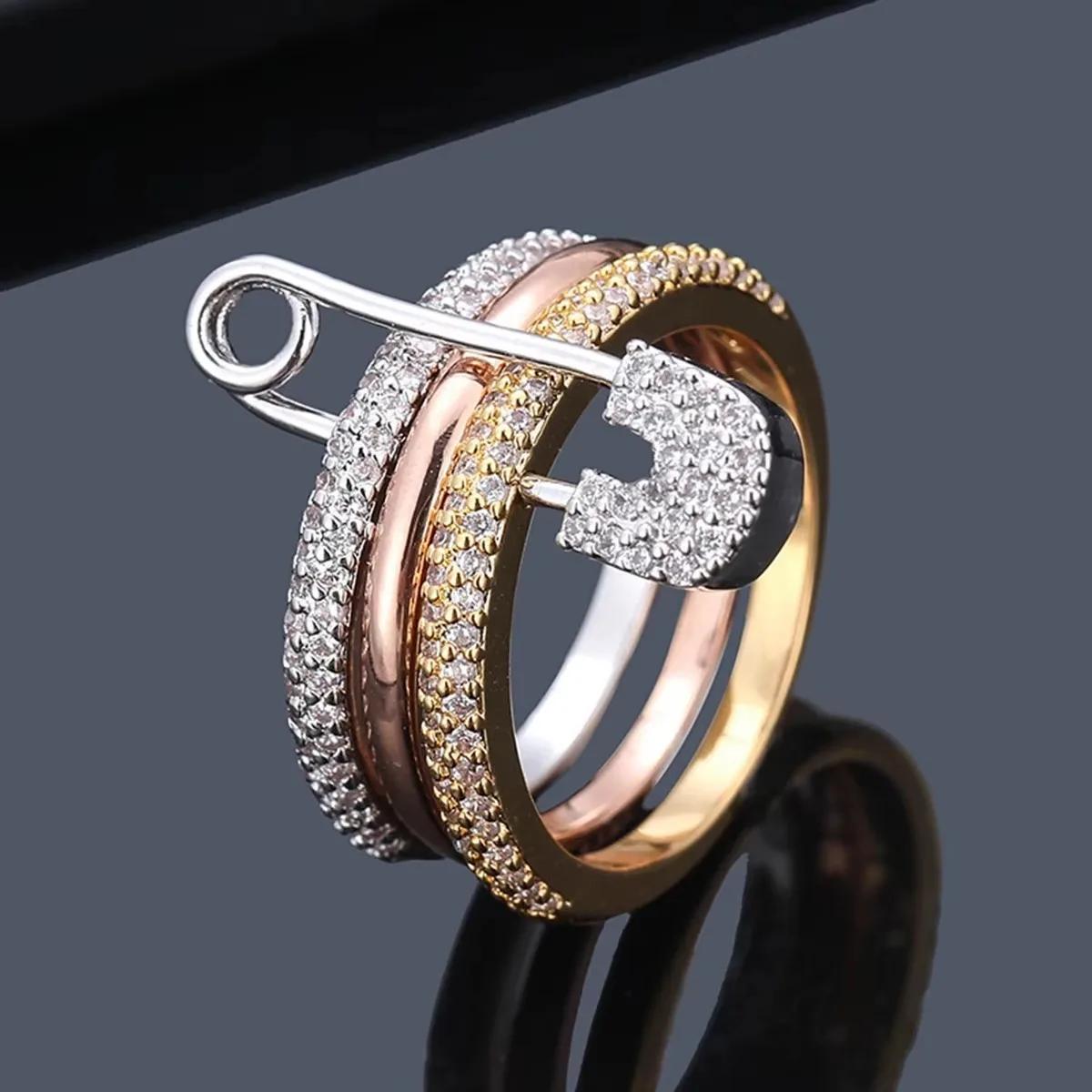 Goldringe für Damen, Anlaufgeschützt, 14 Karat Vergoldet, Zierliche Stapelbare Zirkonia Daumenringe, Knöchelringe Set Schmuck für Damen 9 white