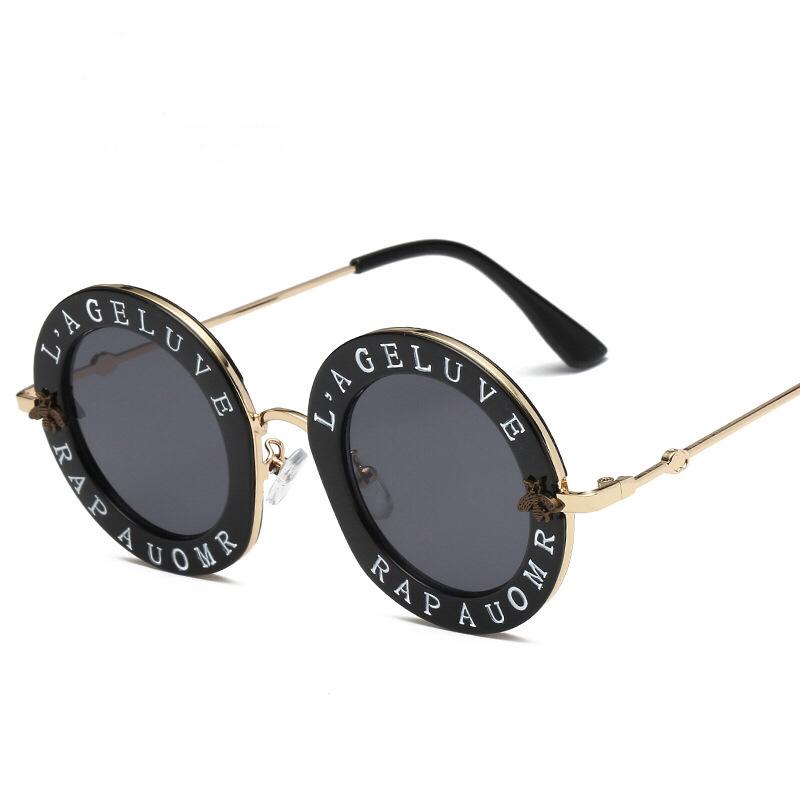 Steampunk Bee Kinder Sonnenbrille Jungen Mädchen Luxus Vintage Kinder Sonnenbrille Runde Sonnenbrille Oculos Feminino Zubehör