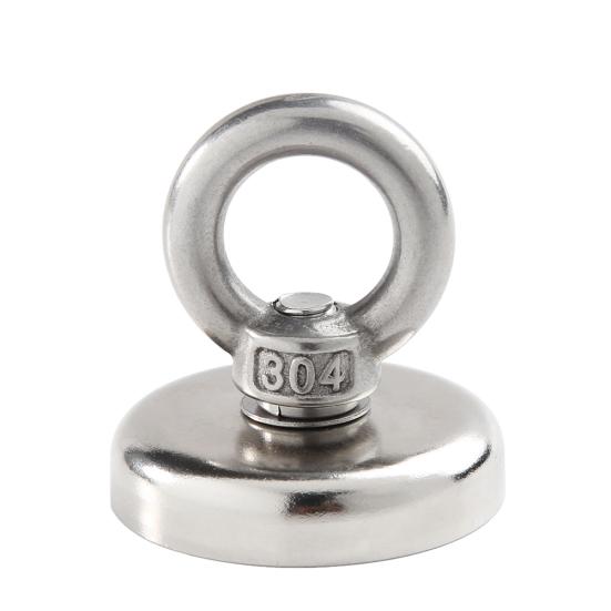 Recovery Magnet Haken Starker Seefischen Tauchen Schatzsuche Fliegender Ring 112kg 60mmx50mm
