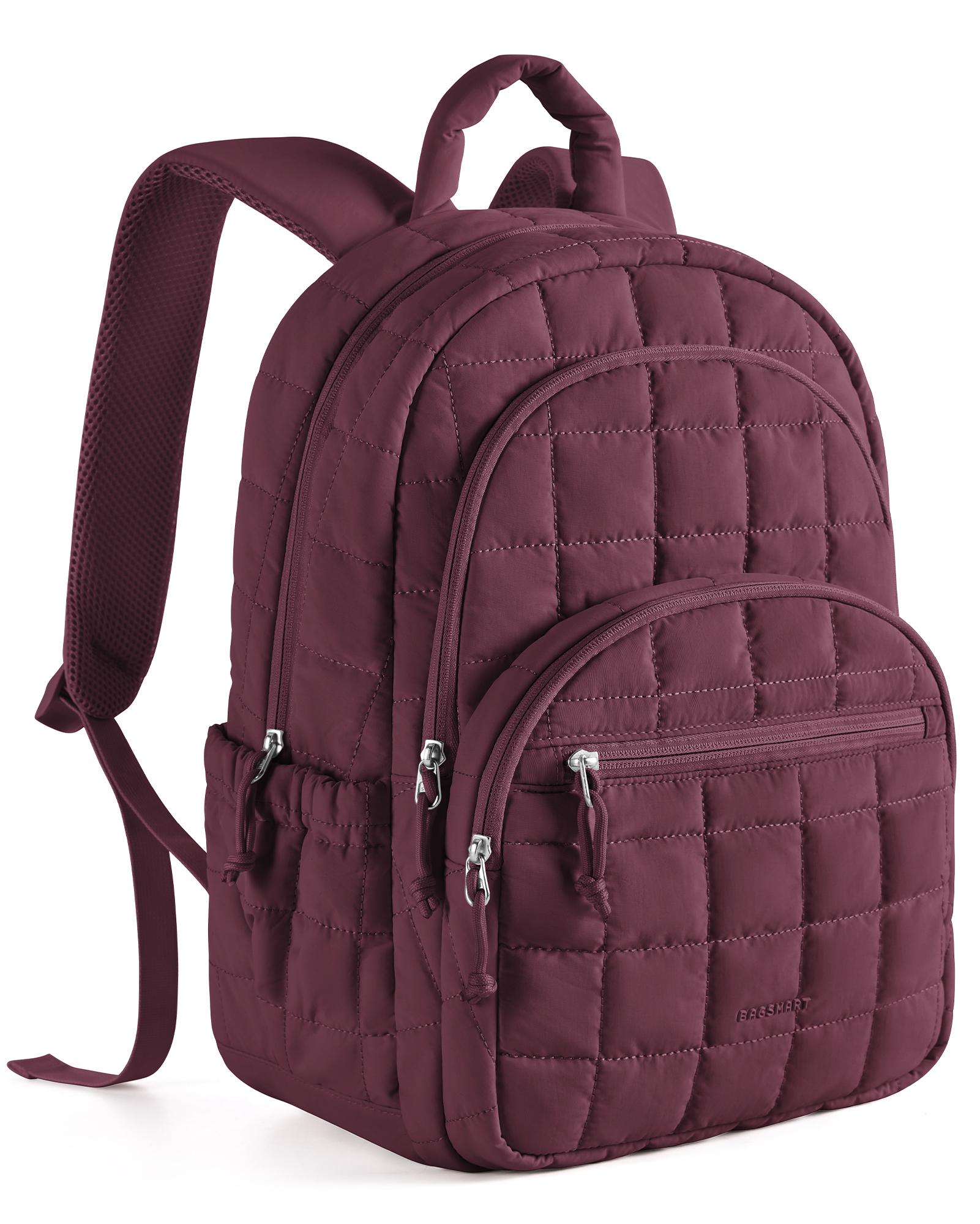 BAGSMART Damen Rucksack Große Kapazität Reise Rucksack Einfache Damen Taschen Schule College Laptop Rucksack für Mädchen black