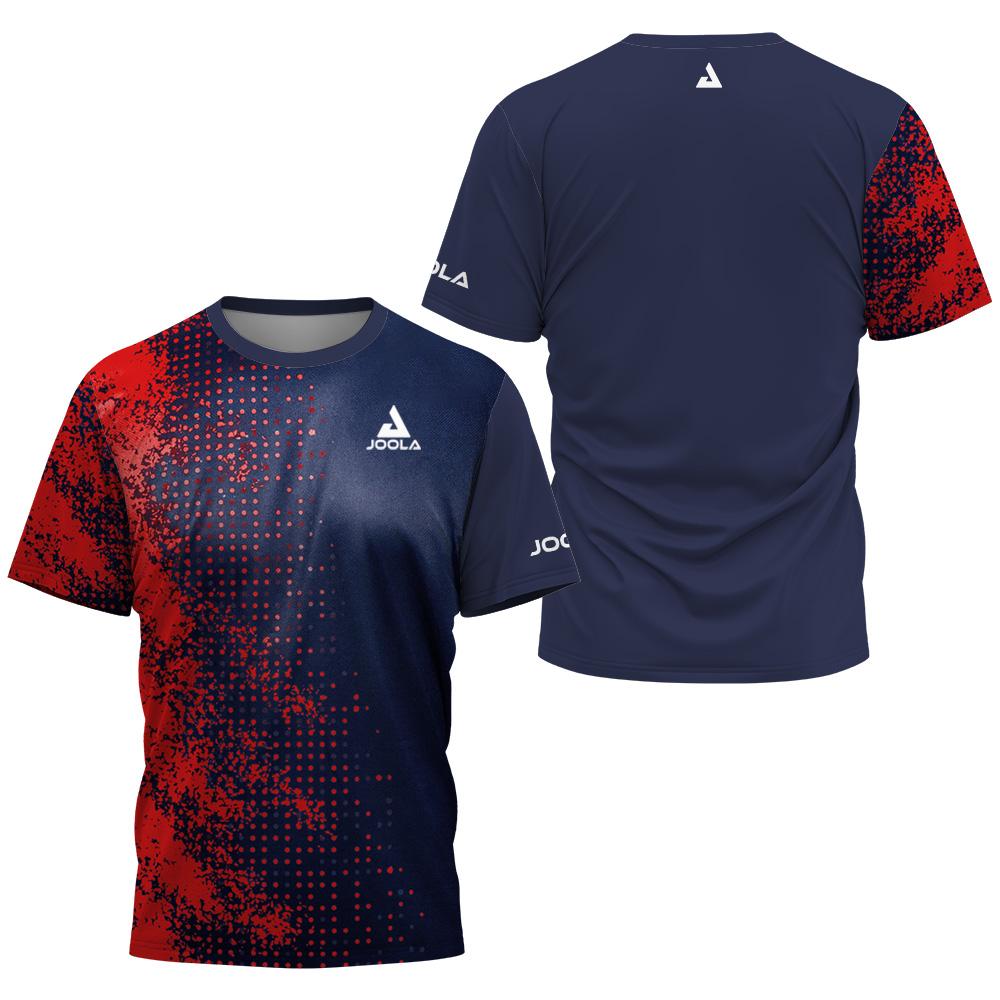 Herren Sommer Tischtennis Monogrammdruck Herren Badminton Tennis Marke Schnelltrocknend Kurzarm Herren Oberteile Sport T-Shirt 4XL