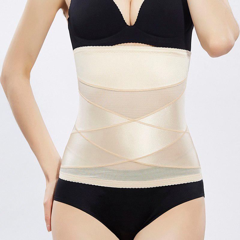 Frauen Taille Trainer Korsett Postpartale Abnehmen Bauch Gürtel Taille Shaper Bauch Gürtel Shaper Unterwäsche XL nude