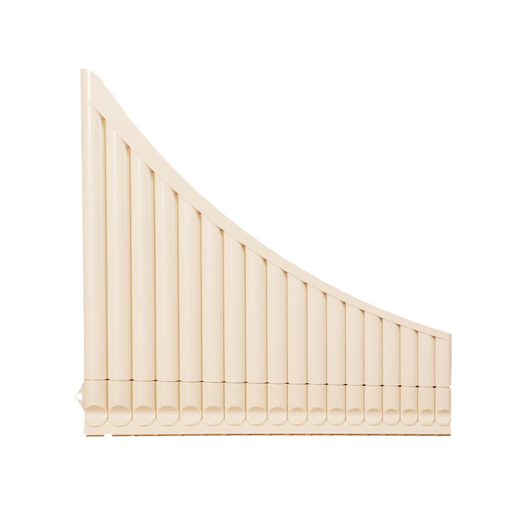 Panflöte, 18 Pfeifen, ABS-Harz, C-Ton, leicht zu erlernendes Panflöten-Musikinstrument, Geschenk für Kinder 18 Tone bunt