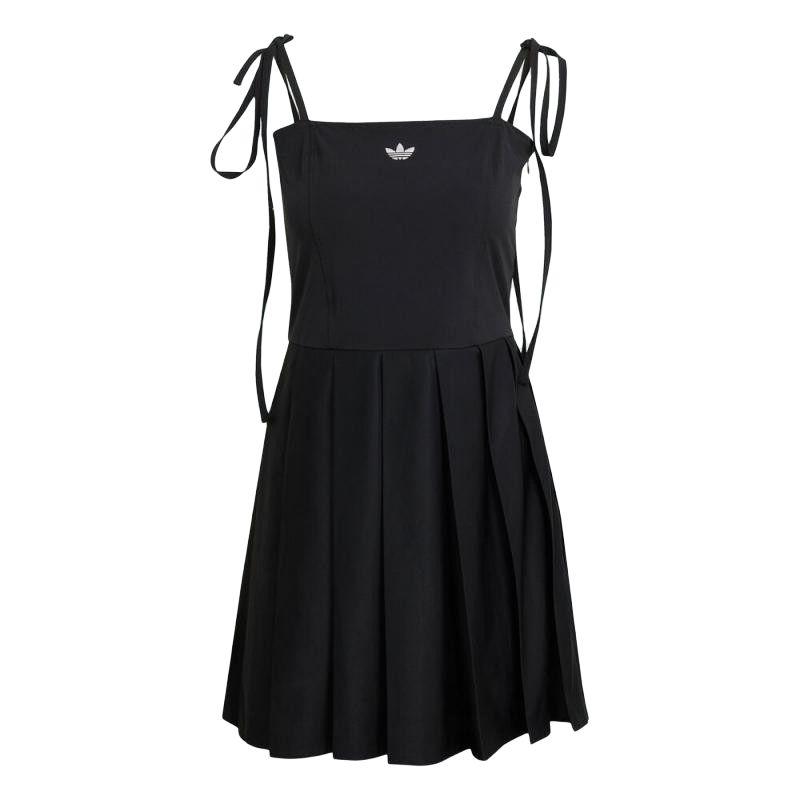 Adidas Originals Plissiertes Kleid Sportlich Lässig Einfach Bequem Spaghettiträger Kleid Damenkleider JW0115 40