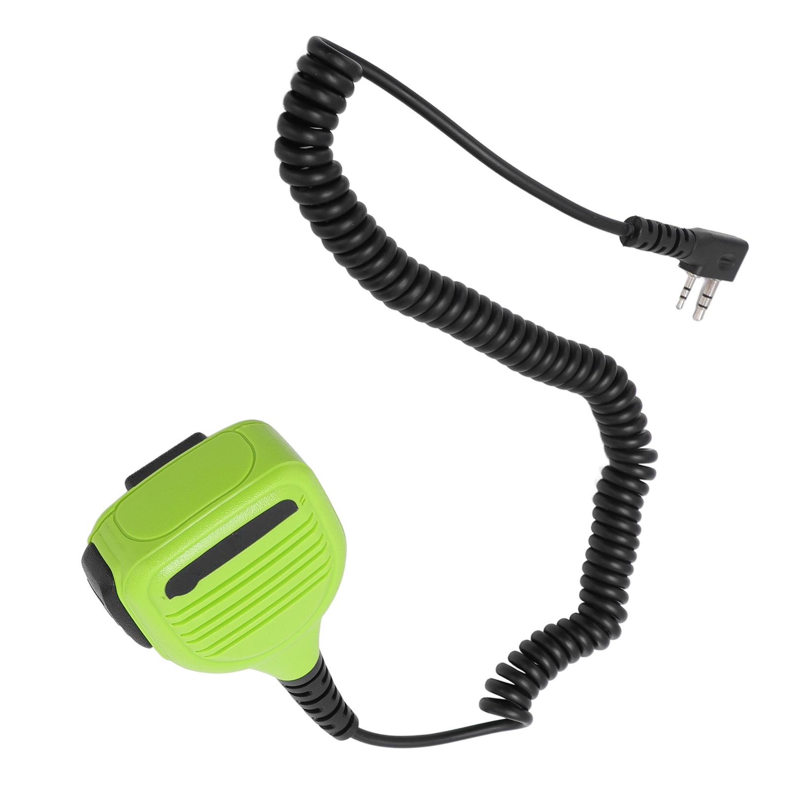 Funkgerät Lautsprecher Mikrofon Rauschunterdrückung Lautsprecher Mikrofon Schulter Revers Mikrofon mit 3,5mm Kopfhöreranschluss