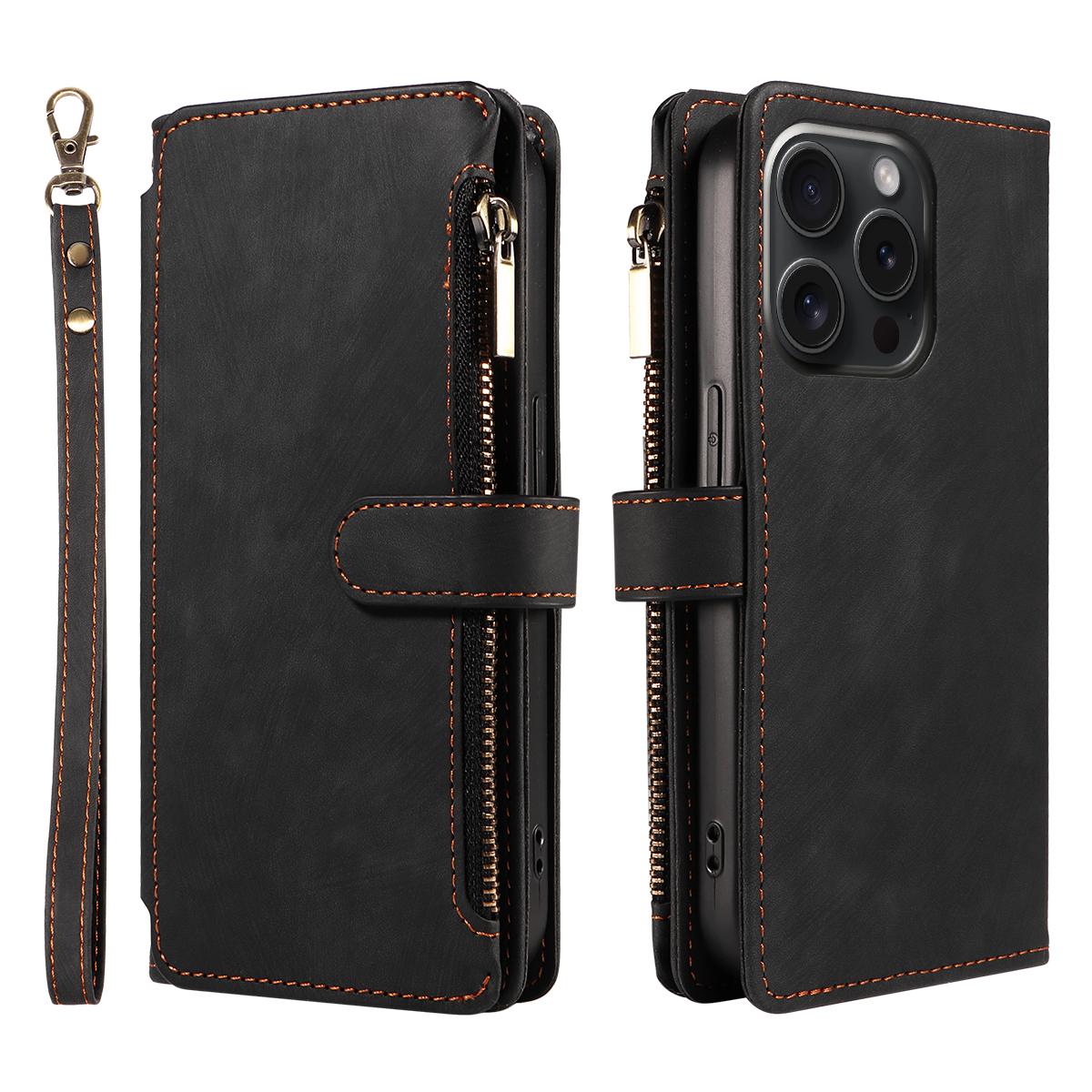 PU-Leder Handyhülle für IPhone 17Air 17 Pro Max 16 Pro Max 16e 15 14 13 12 11 Pro Max Plus Flip-Brieftaschen-Stil Handyhülle iPhone XR