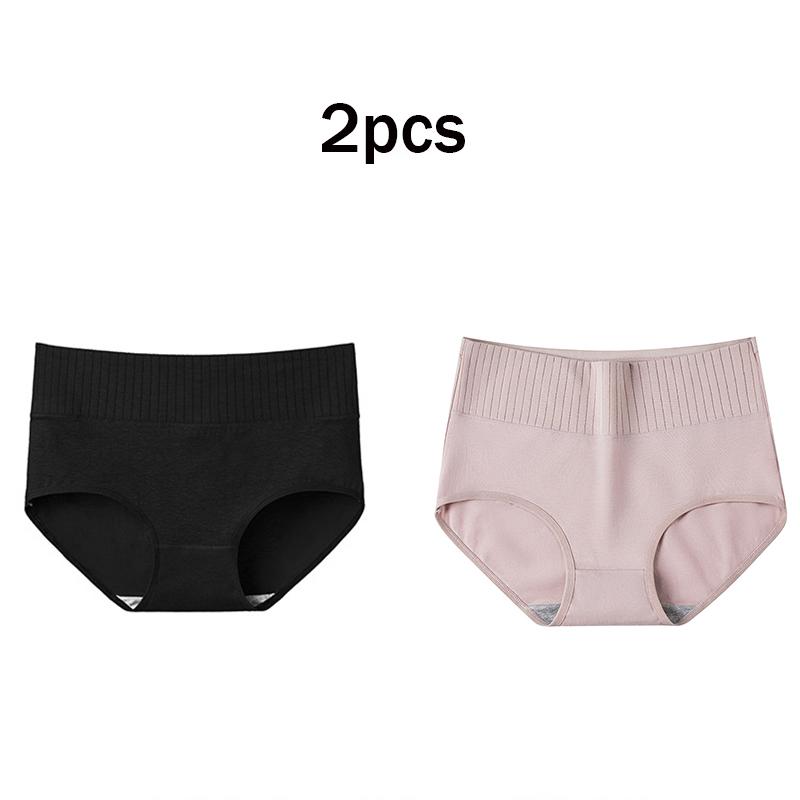 2 stücke Höschen weibliche baumwolle antibakterielle modelle von frauen unterhosen neue bauch hohe taille große größe Unterhose XXL