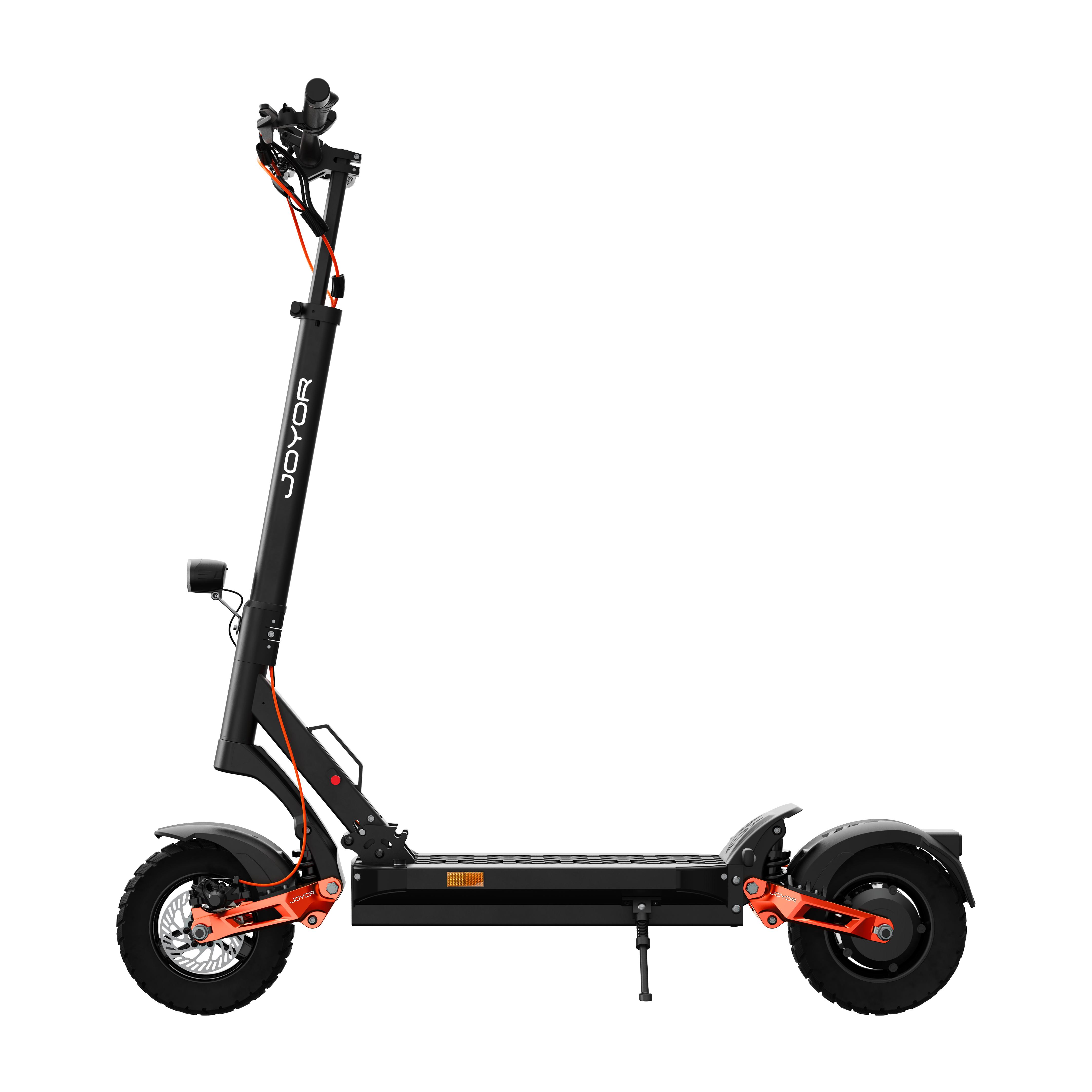 JOYOR T6 Pro(ABE) Elektroroller 500W Motor, 48V 26Ah Batterie, 90KM Reichweite, 10 Zoll Offroad-Reifen Faltbarer E-Scooter 48V 26AH