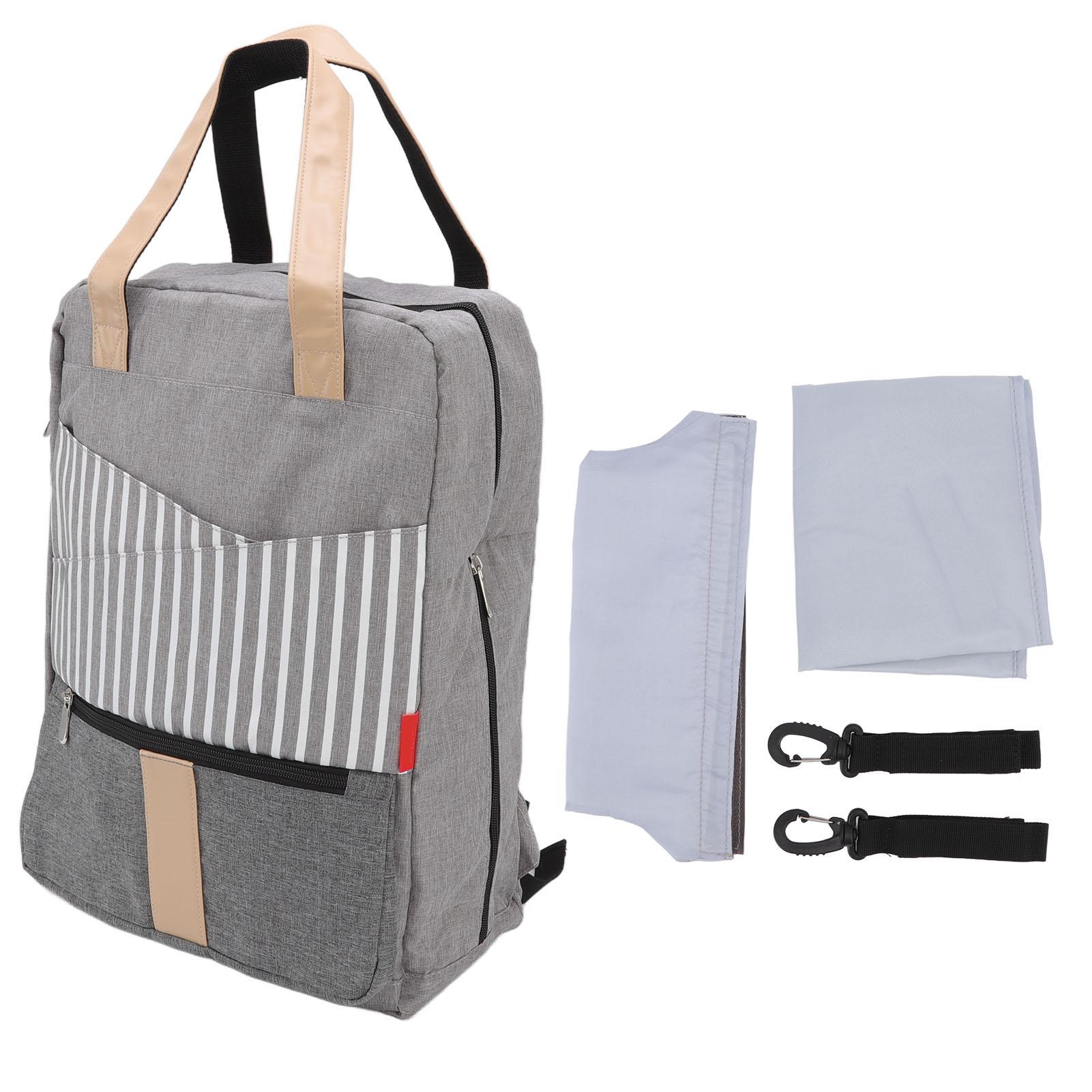 Wickeltasche Rucksack Multifunktionell Tragbar Gepolsterte Schultergurte Babyrucksack Wickeltasche Mama