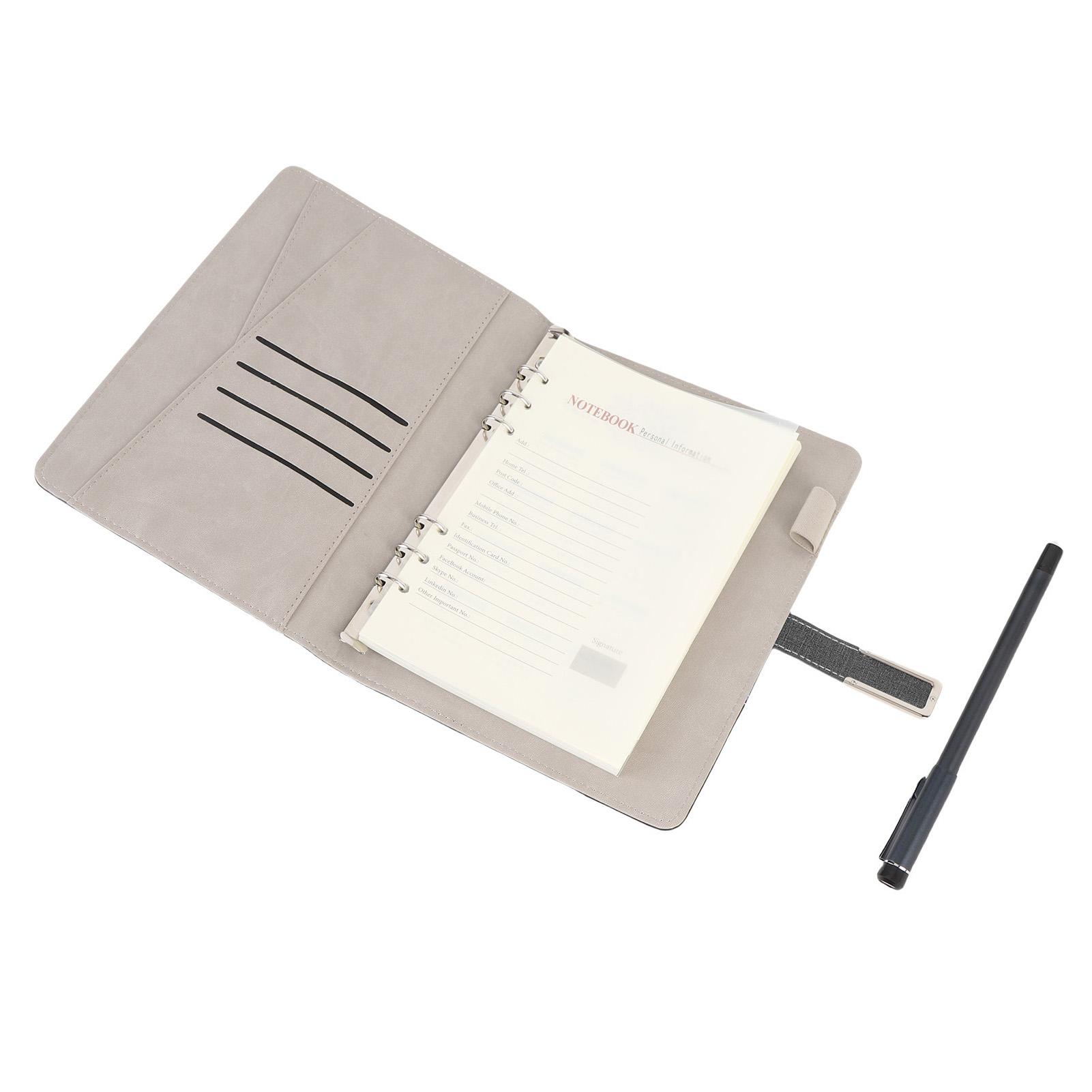 Digitales Smart Pen-Notizbuch-Set, Echtzeit-Digitalisierungssynchronisierung, Konvertierung in Text, Bluetooth-Notizbuch schwarz