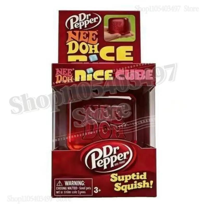 Nee Doh Nice Cube Stressball Knetspielzeug Dr Pepper Sprite Langsam Rückprallend Squishy Sensorisches Fidget Spielzeug zur Linderung von Angst