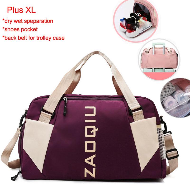 Reise-Sporttasche, trocken, nass, für Damen, Yoga, Sport, Handtaschen, Fitness-Training, Schultertasche, Umhängetaschen, Schuhe, Aufbewahrungstasche, Gepäck, Handtasche beige