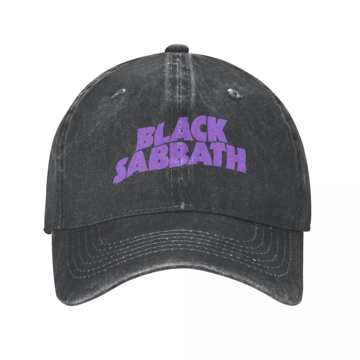 Black Sabbathe Music Baseball Caps Lässige Distressed Washed Rock Kopfbedeckung Unisex Outdoor Workouts Unstrukturierte Soft Caps Hut One Size