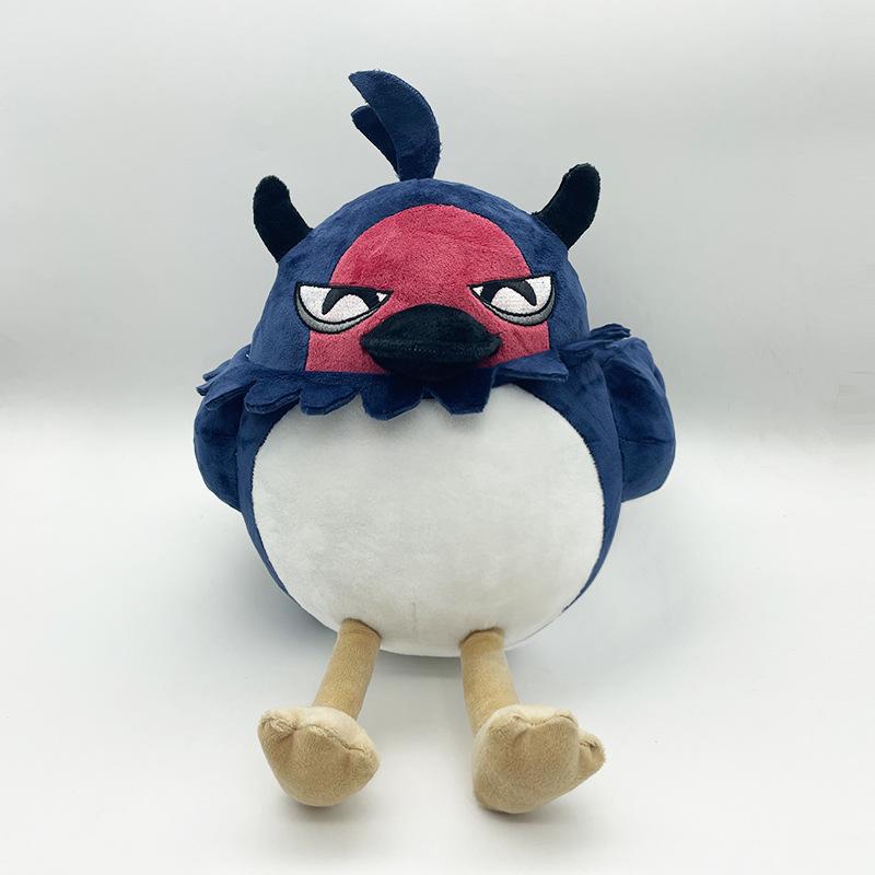 Schwarze Kleeblatt Krähe Vogel Plüsch Puppe Puppe 25cm