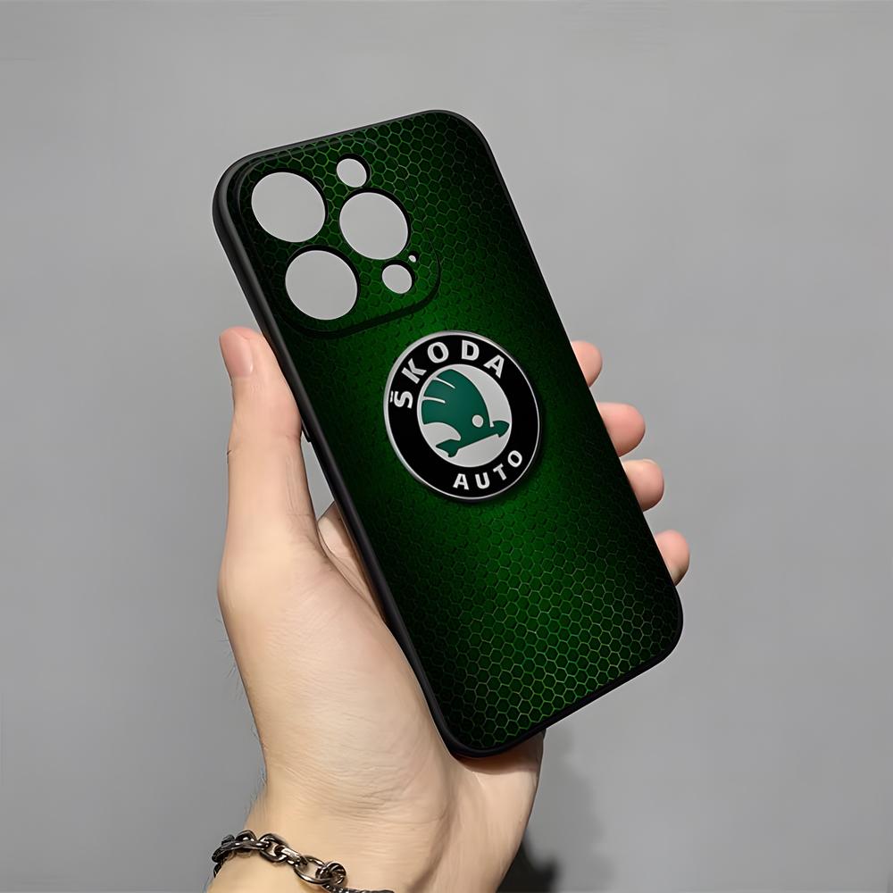 Super Auto Design - Skoda Handyhülle Für 16 Pro Max Iphone 15 14 Pro Max 13pro 11 X Xs Xr 8 7Plus Silikonhülle iPhone 16