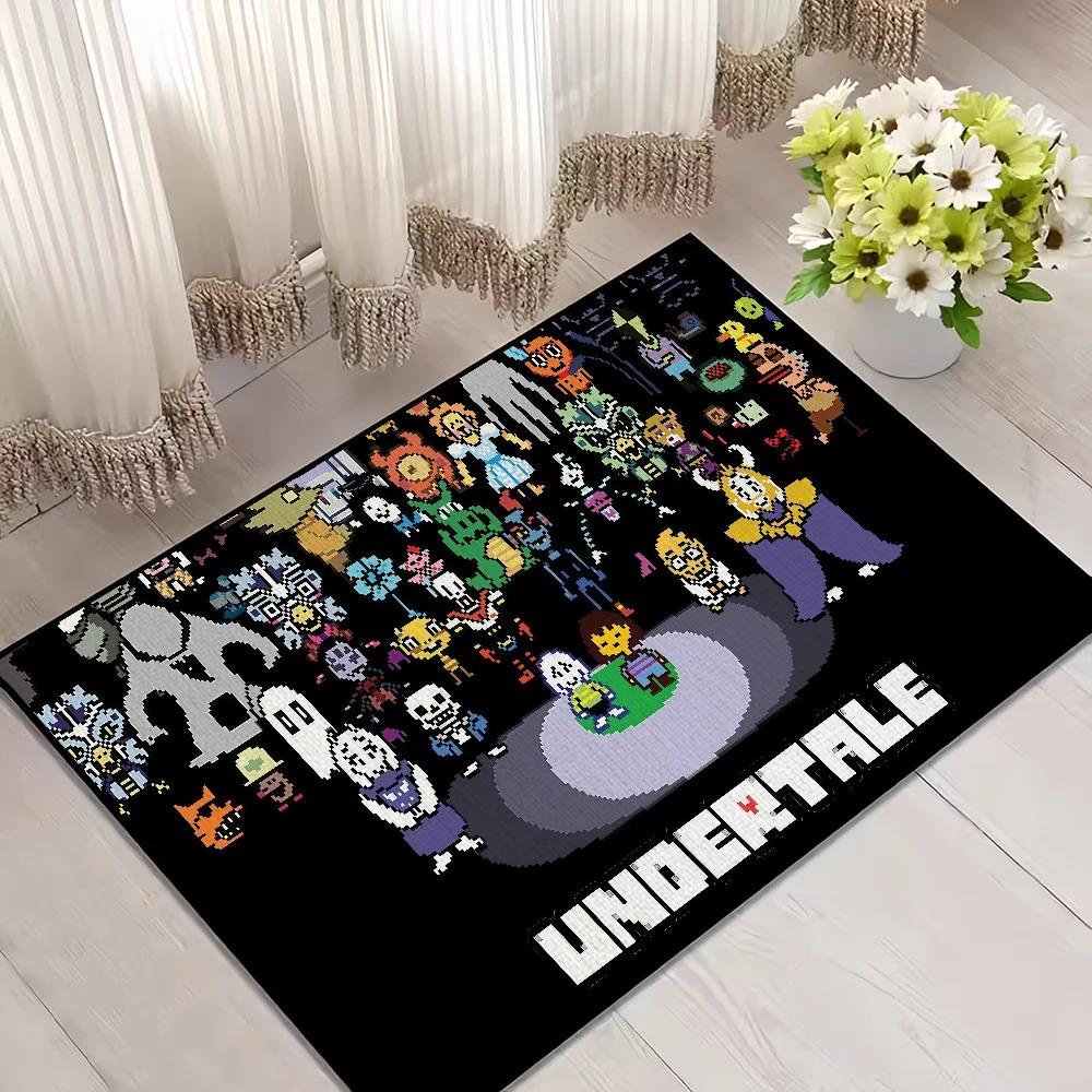 MINISO Kleiner Teppich Teppich Teppich Undertale Heimdekoration Schlafzimmer Spielmatte Flur Balkonteppich Eingang Fußmatte Dekoration 160cmx200cm