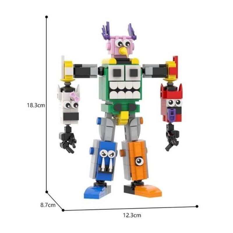 Garden Of Banban 4 Block Garten Of BanBan Figur Spielzeug 3 Ban Ban Brick Tall Victor Harajuku Tamata Silent Nabnab Kindergarten 2 1 blaugrau