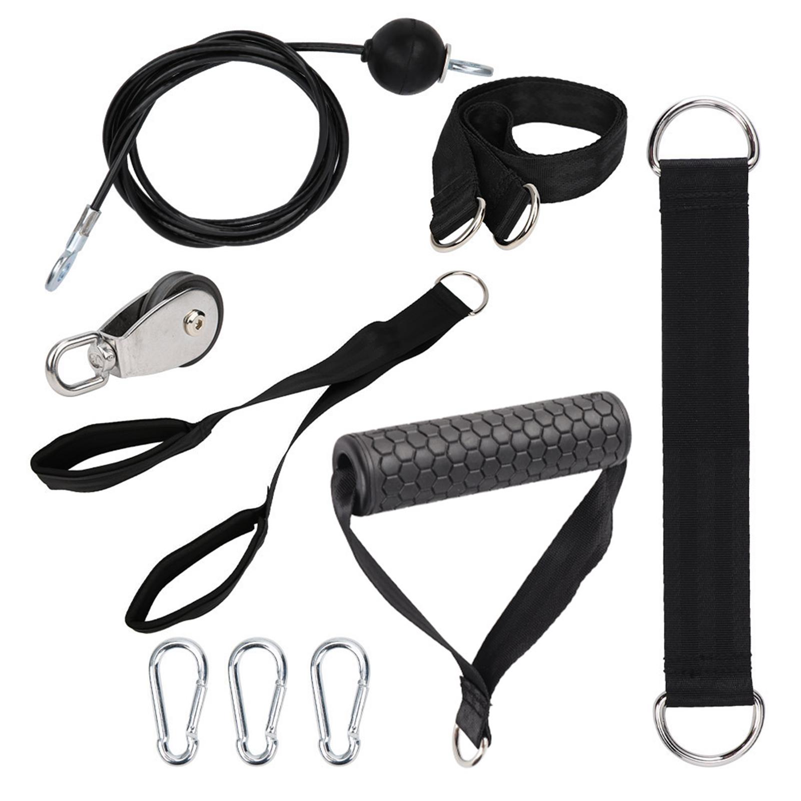 Fitness DIY Seilzug Armkraft Trizepskabel mit Rad Zubehör Fitness-Set