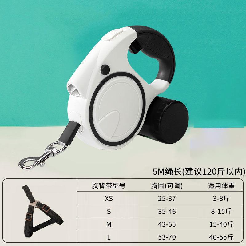 Haustier automatische leuchtende Leine Hund einziehbare Leine Gassi-Hund Leine Kette Katze Leine mittelgroße und kleine Hundezubehör traction rope