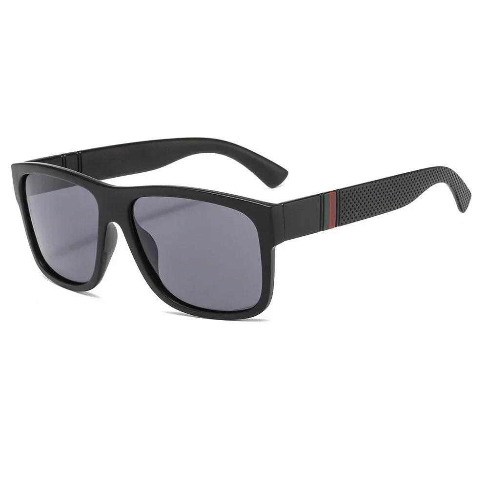 2025 Luxusmarke Polarisierte Sonnenbrille Herren High-End Outdoor Brille Fashion Square Fahren Brillen Reise Sonnenbrille UV400 schwarz