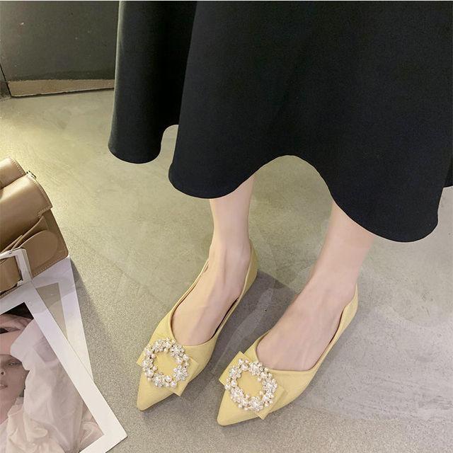 Damen in flachen Schuhen Frühling Vielseitigkeit Schlichtheit Schuhe für Damen Sneakers Schuhe für Damen Ballerinas Schuhe Weiß Damen Schuhe 40 gelb