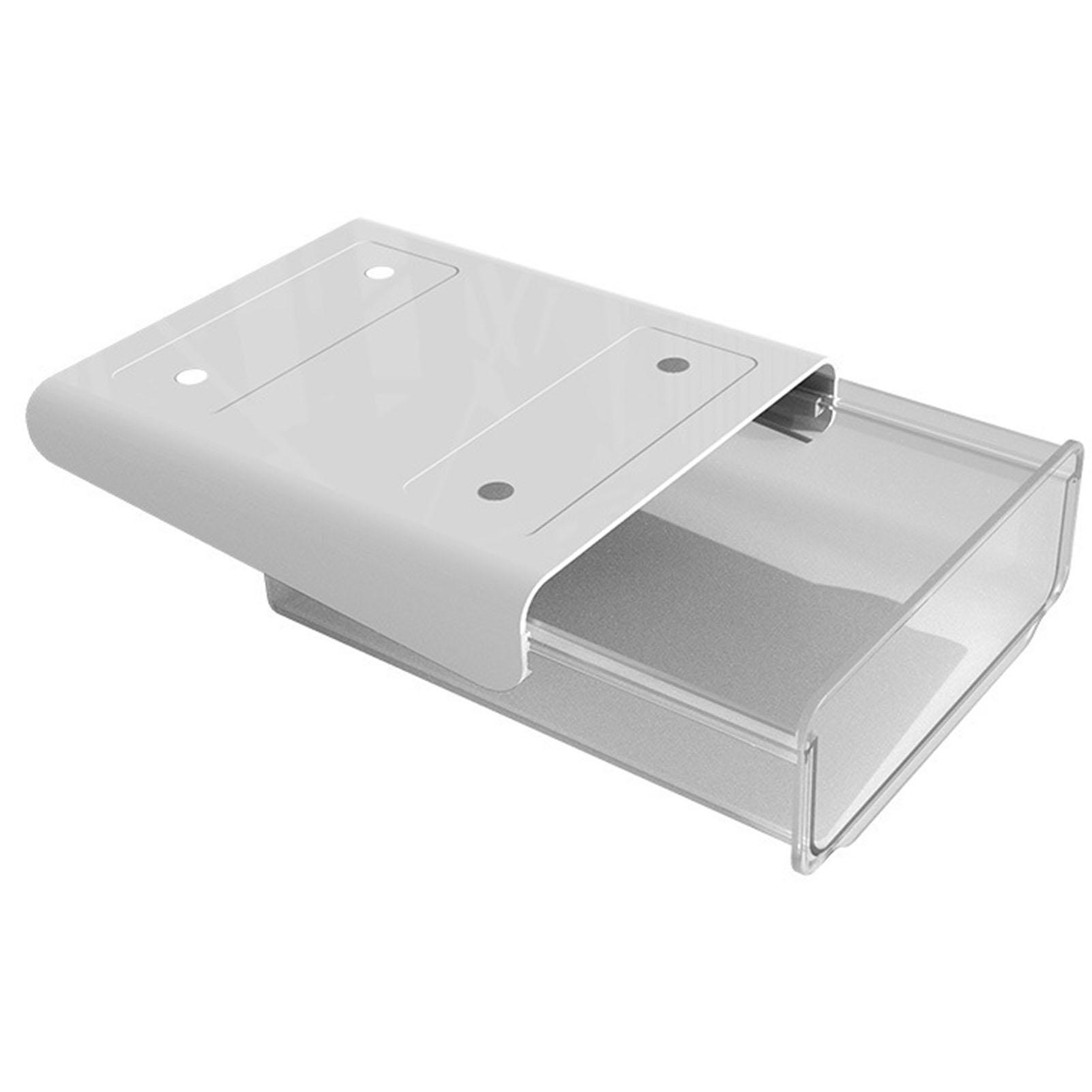 Unter dem Schreibtisch unsichtbare Schublade, Schreibwaren-Organizer, Schlafsaal, Schreibtisch, platzsparende Aufbewahrung One-layer S transparent