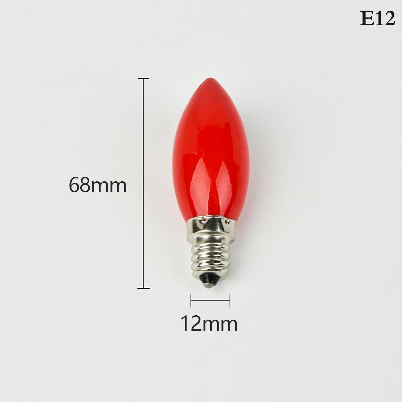 1Pc Led Altar Birne E12/E14 Rote Kerze Buddha Lampe Tempel Dekorative Lampe E12