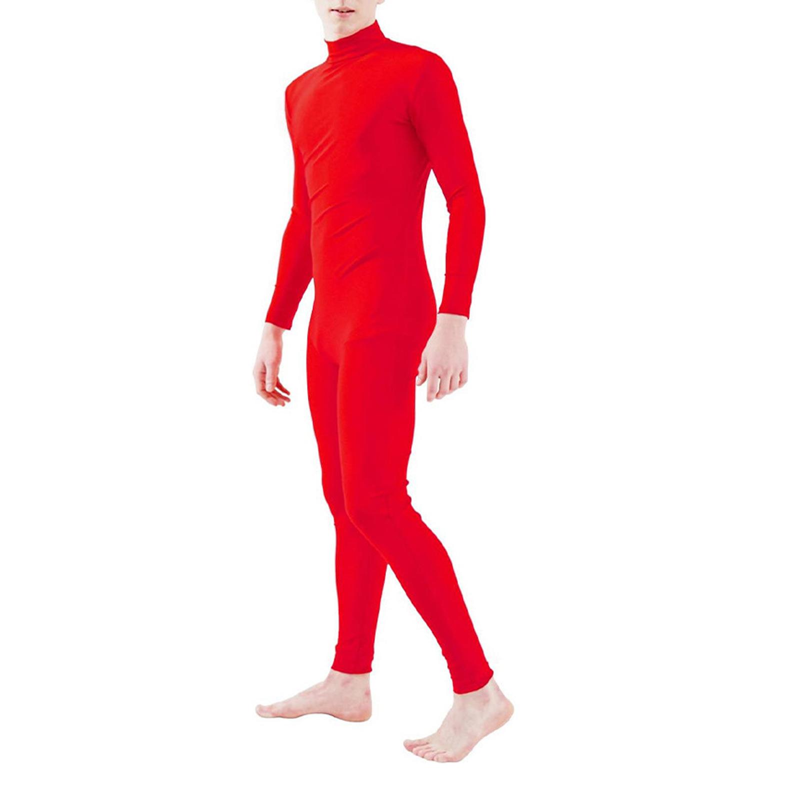 Anzug Cosplay Turnanzug Ganzkörperanzüge Greenscreen-Anzug Kostüme 110 rot