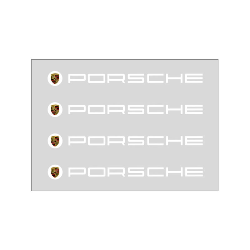 4 Stück Auto Türgriff Aufkleber Reifen Rückspiegel Aufkleber Auto Styling Für Porsche 911 918 928 944 968 Boxster Cayenne Macan Panamera weiß