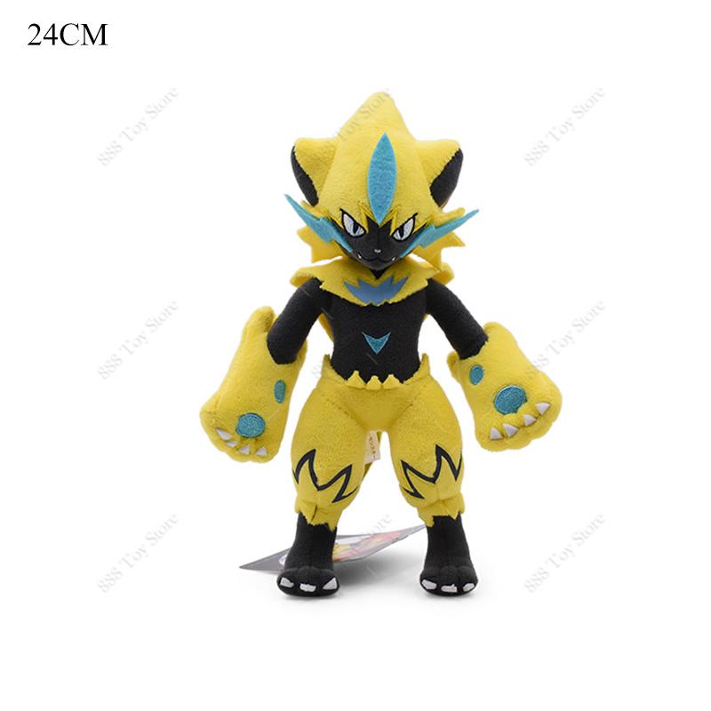 Anime Glänzendes Glurak Plüsch Pokemon Spielzeug Niedlich Mega-Entwicklung X Glurak Arktos Lucario Stofftier Peluche Kinder Weihnachtsgeschenke yellow