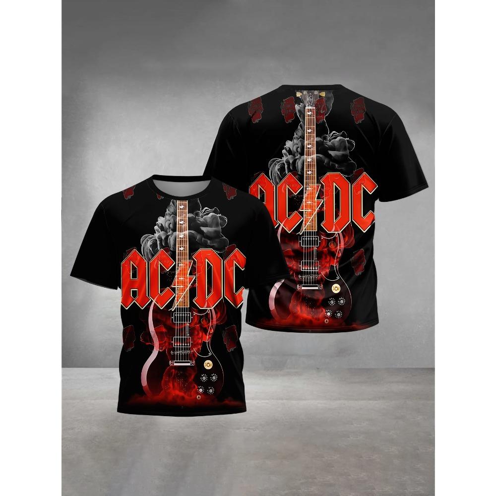 3D-Druck Kleidung Männlich Outdoor-Kleidung für Rockband A-ACDC S